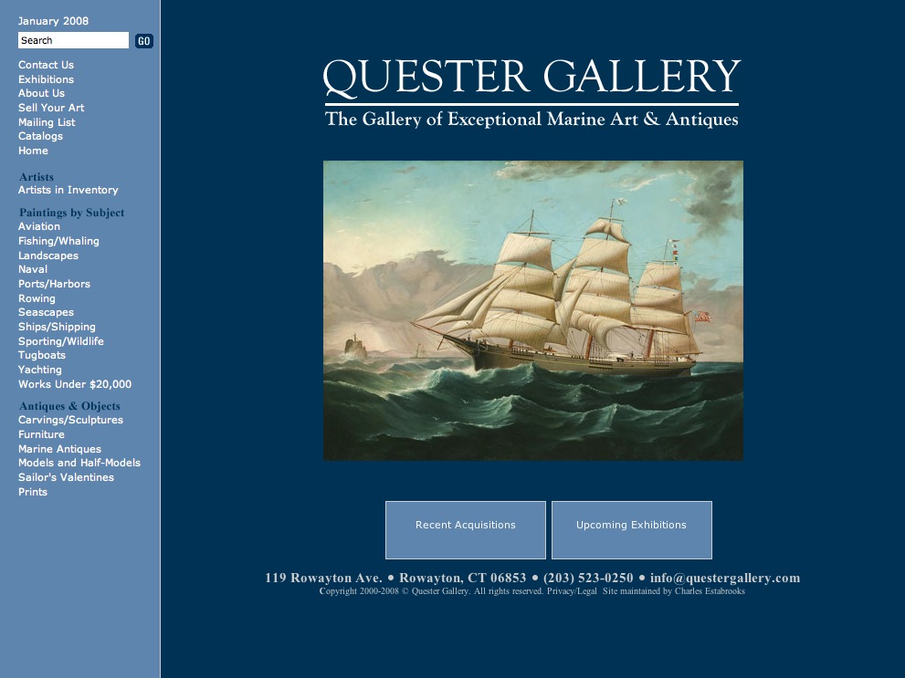 Quester Gallery Web Site